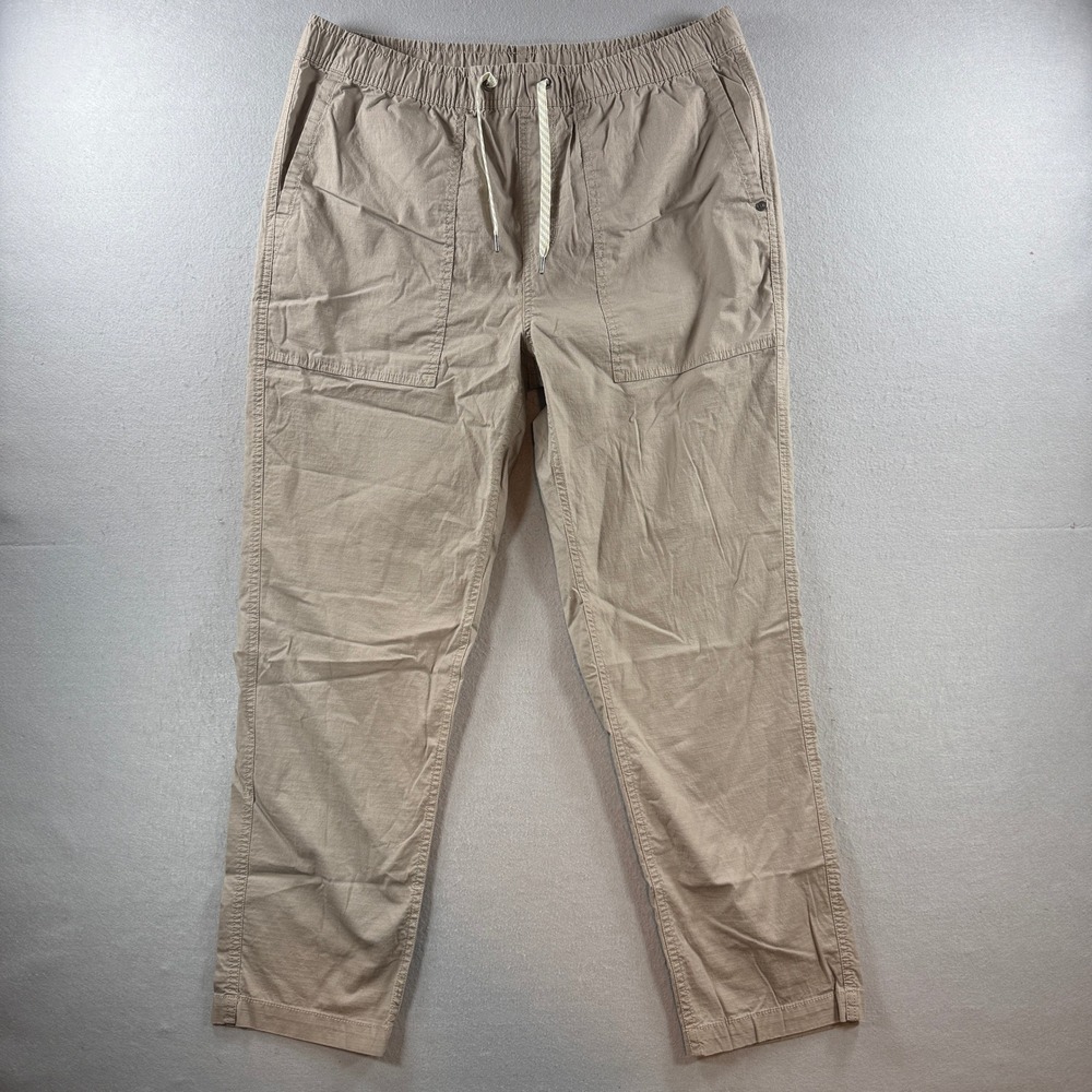 Vuori Climber Pants Mens XL Tan Ripstop Stretch Outdoors Hiking Gorpcore V461